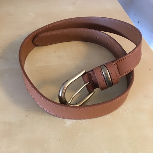Sezane Accessories - Sezane Taylor belt in natural heritage leather size 85 or s nwot